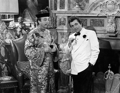 Peter Sellers, Peter Falk,  MURDER BY DEATH, Columbia, 1976, I.V.