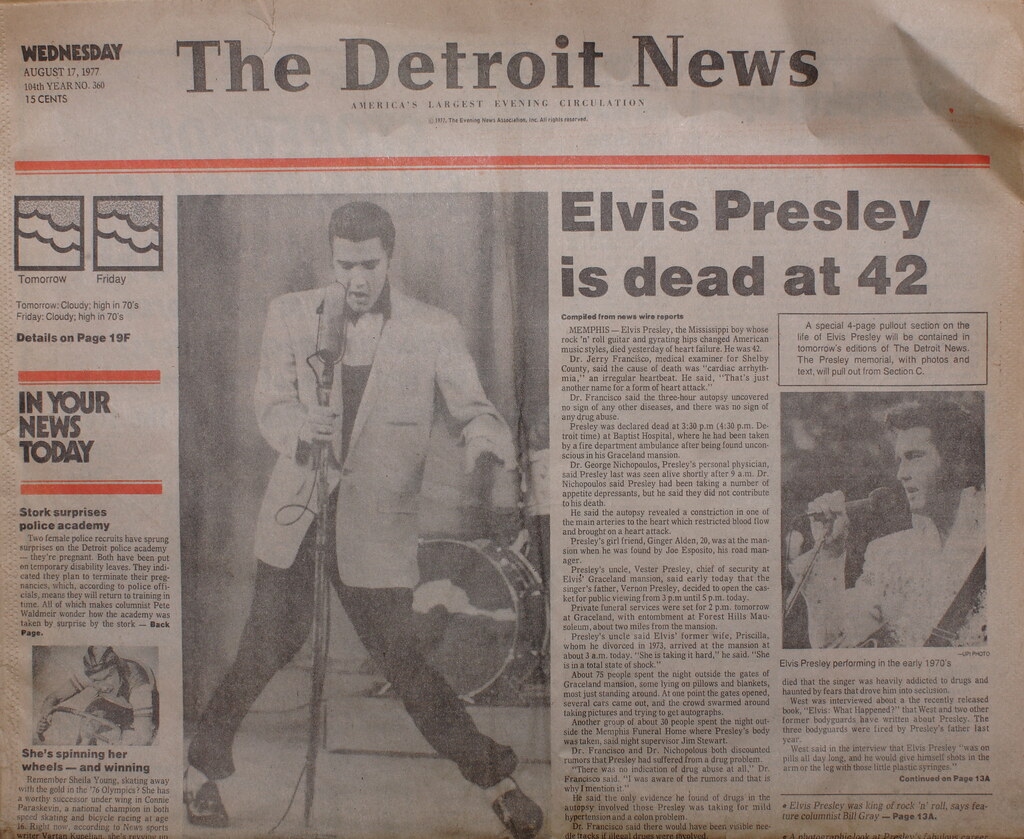 elvis headline
